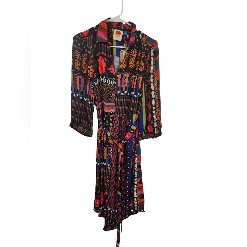 FARM Rio Multicolor Patterned Midi Dress - Picture 3 of 9